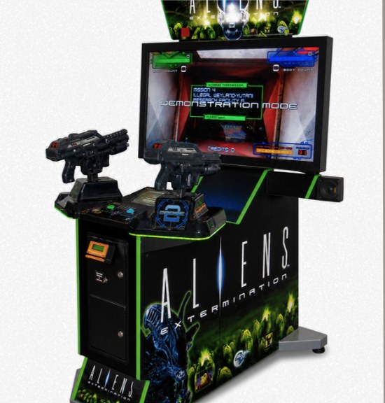 Alien Extermination arcade machine by BounceParkSG