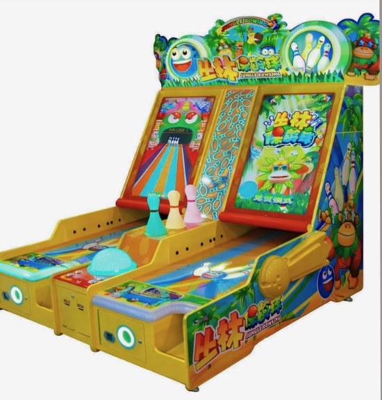 Duo arcade bowling machine by BounceParkSG