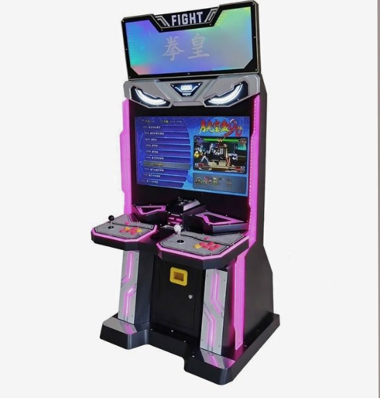 LED retro video arcade machine by BounceParkSG