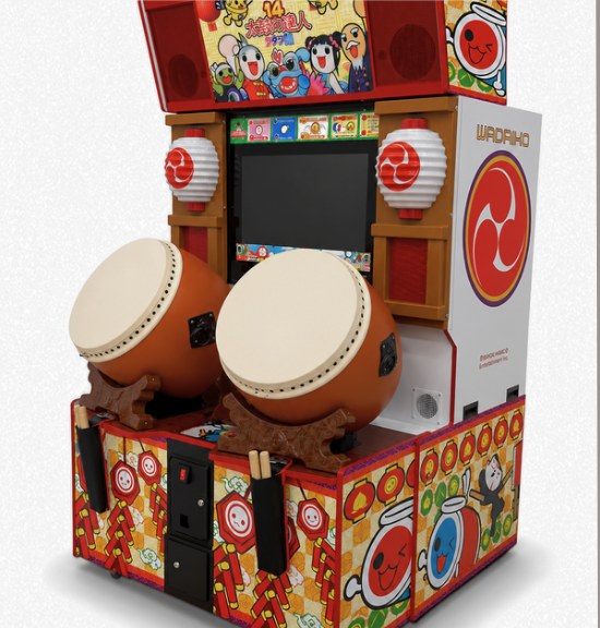 Taiko drum arcade machine by BounceParkSG