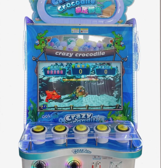 Whack a Gator arcade machine by BounceParkSG