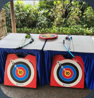 Archery Shootout carnival game by BounceParkSG