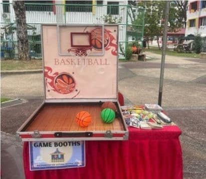Basketball Hoop carnival game by BounceParkSG