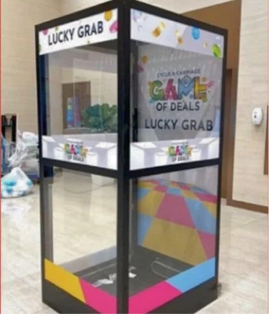 Cash grab machine by BounceParkSG