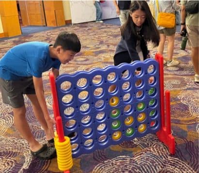Connect 4 carnival game by BounceParkSG