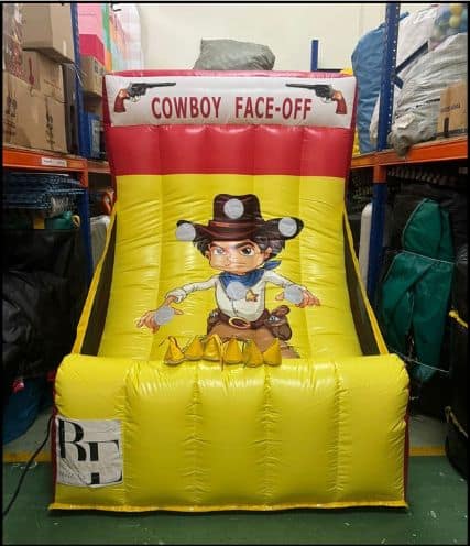 Cowboy Darts inflatable game by BounceParkSG