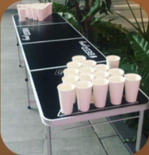 Deluxe Beer Pong carnival game by BounceParkSG