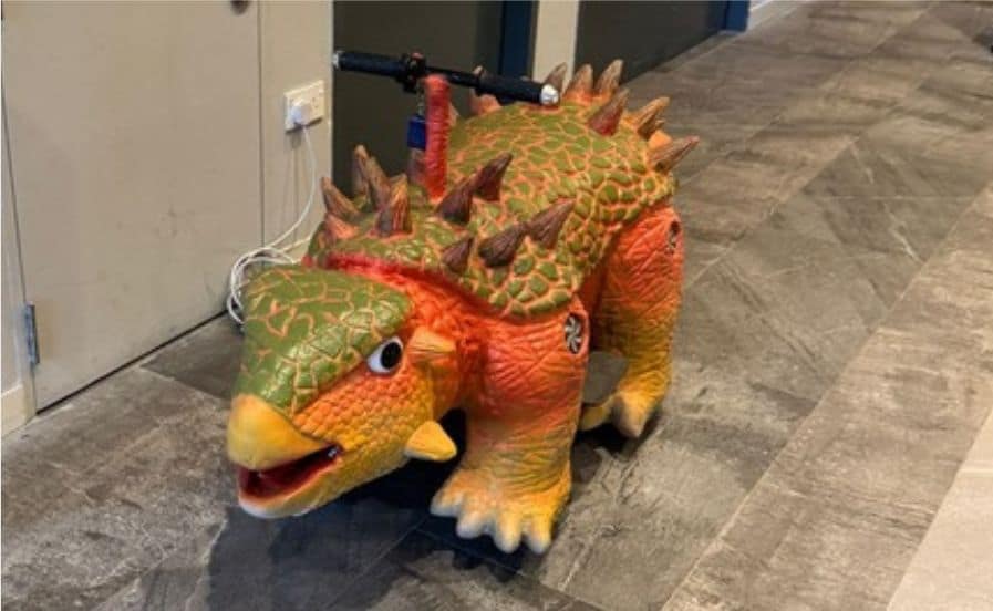 Dinosaur ride-on toys by BounceParkSG