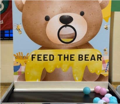 Feed the Bear carnival game by BounceParkSG