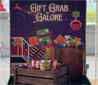 Gift Grab Galore carnival game by BounceParkSG