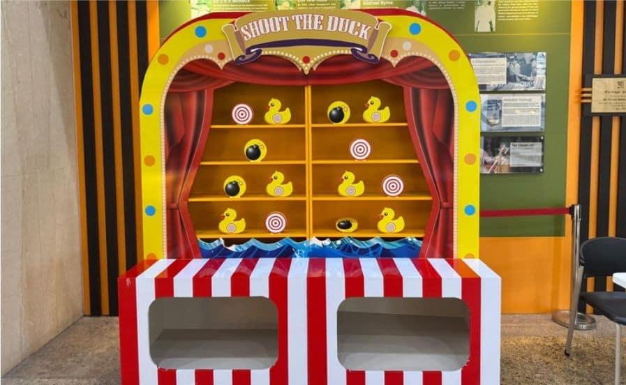 Large Shoot the Duck carnival game by BounceParkSG