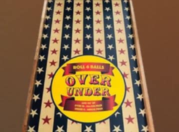 Over-Under carnival game by BounceParkSG