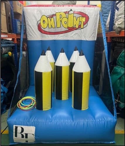 Pencil Ring Toss inflatable game by BounceParkSG