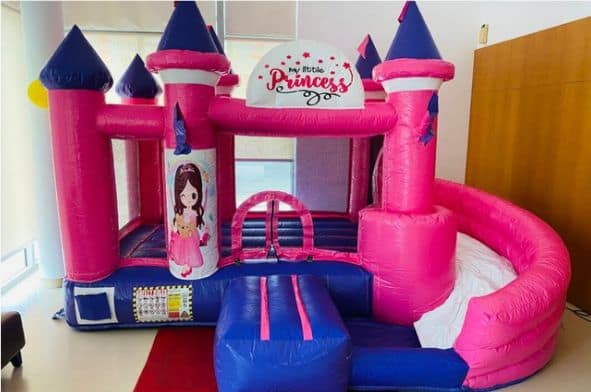 Princess themed bouncy castle by BounceParkSG