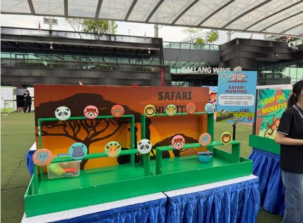 Safari Hunting carnival game by BounceParkSG