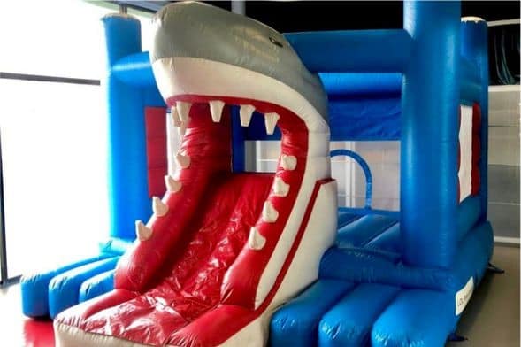 Shark Mouth themed bouncy castle by BounceParkSG