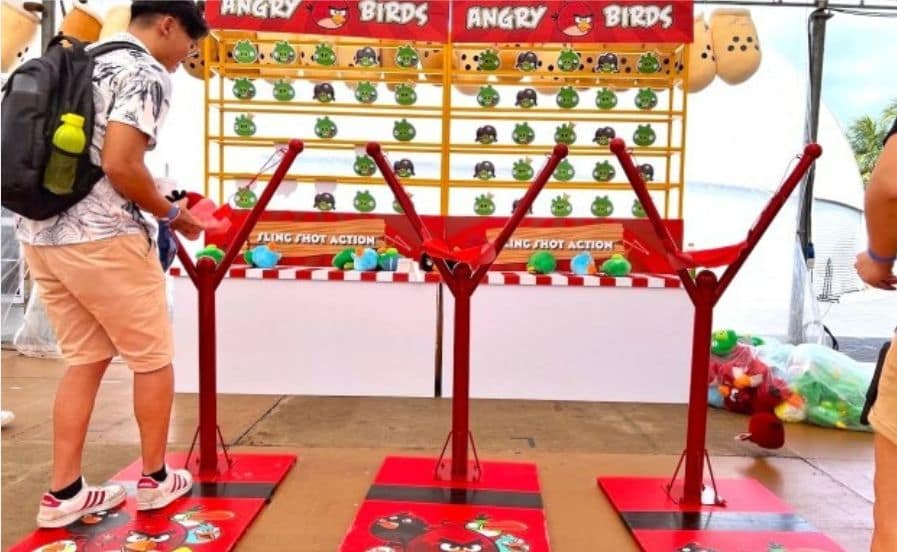 Sling Shot carnival game by BounceParkSG