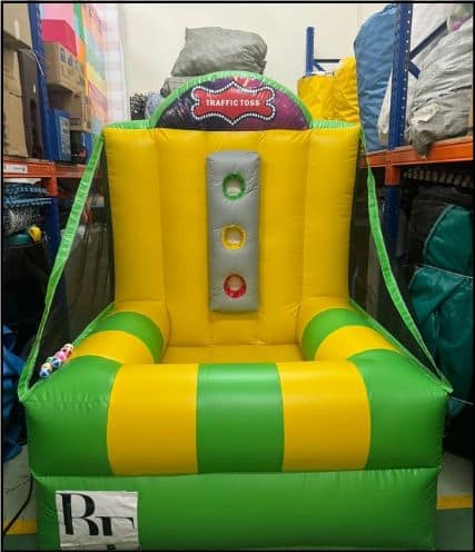 Traffic Balls inflatable game by BounceParkSG