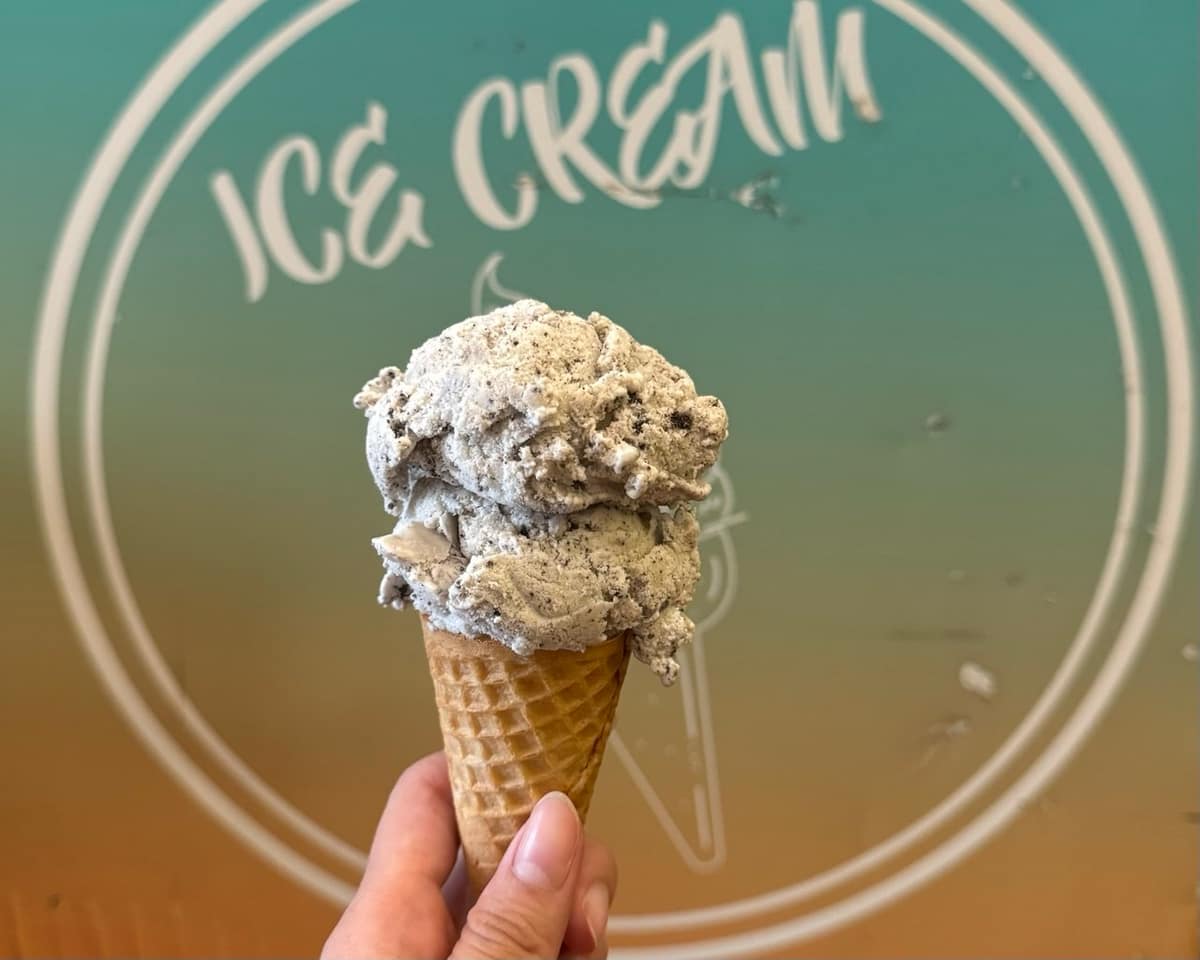 Close-up of an ice cream cone