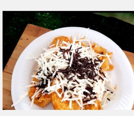 Banana Fritters live station at a BounceParkSG event