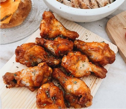 Chicken Drumlets live station at a BounceParkSG event