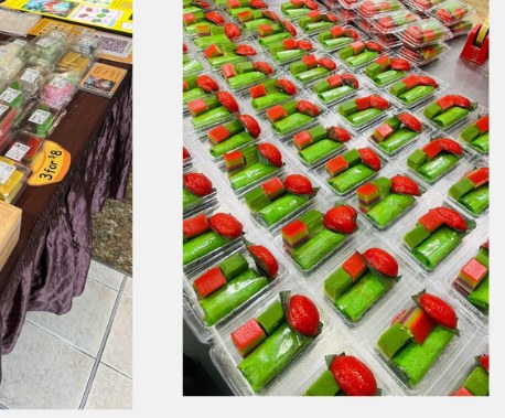 Malay Kuih live station at a BounceParkSG event