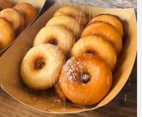 Mini Donuts live station at a BounceParkSG event