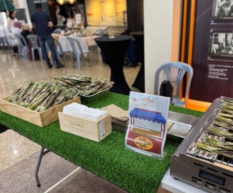 Otah live station at a BounceParkSG event