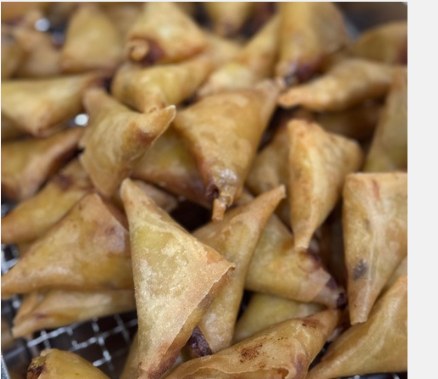 Samosa live station at a BounceParkSG event