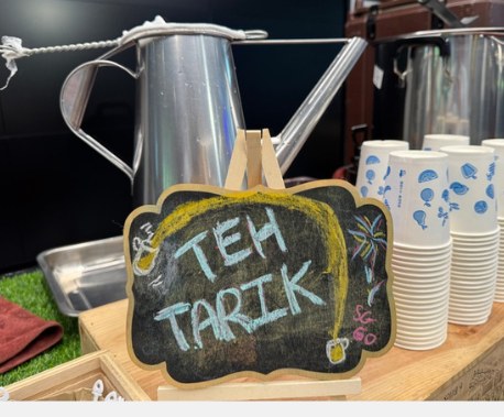 Teh Tarik live station at a BounceParkSG event