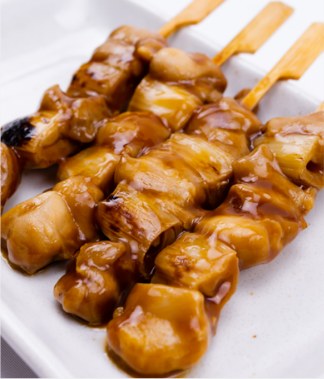Yakitori live station at a BounceParkSG event