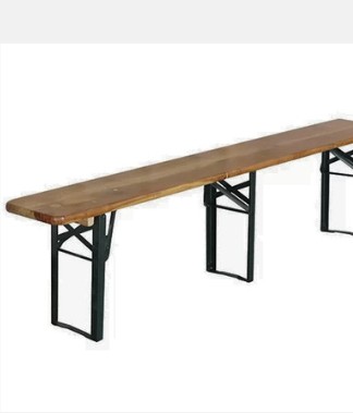 Picnic Wooden Bench for rent from BounceParkSG