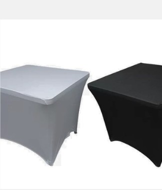 Square Table (3ft x 3ft) with Spandex for rent from BounceParkSG
