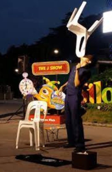 The J Show stage performance for BounceParkSG